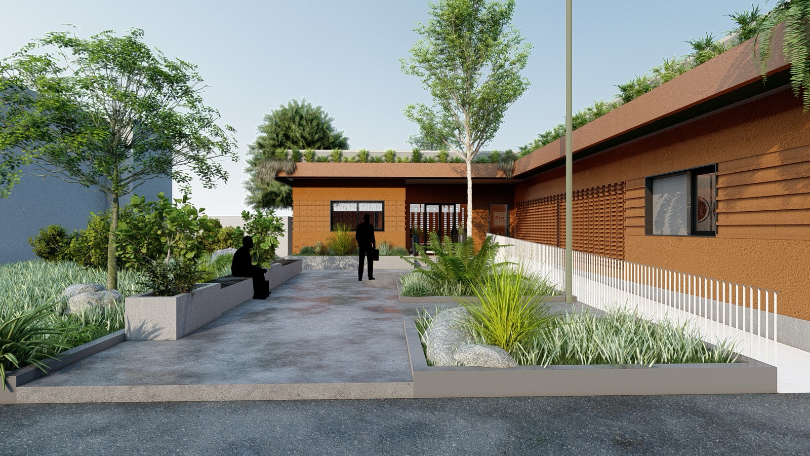 Maison de santé de SECAA, livrée pour Eiffage Concessions