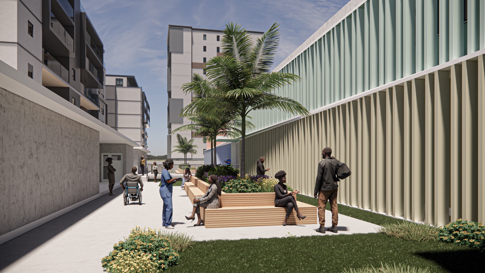 Maison de santé de SECAA, livrée pour Eiffage Concessions